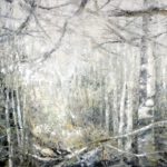 Wald II, 2016, Öl auf Leinwand, 100 x 120 cm