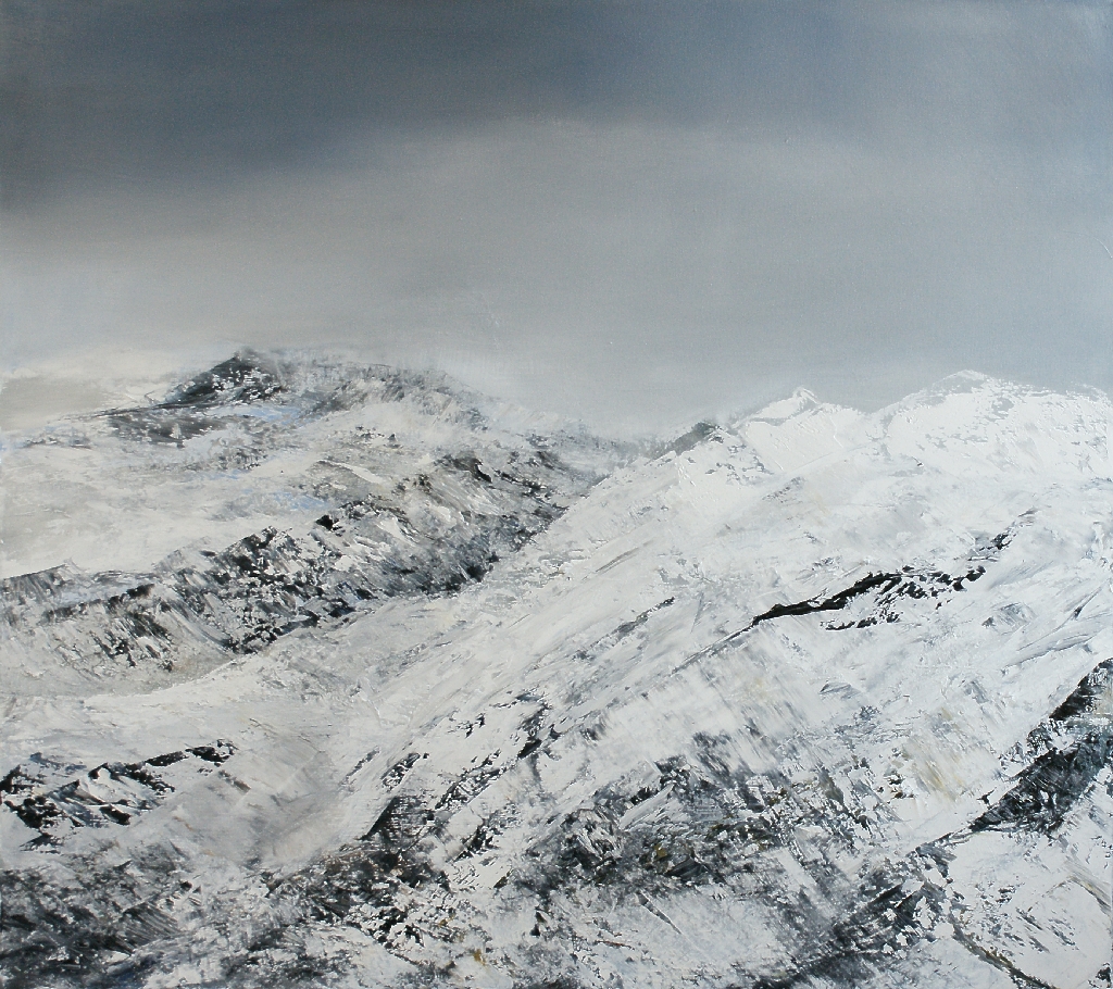 Hohe Tauern II – 2024 – Öl auf Leinwand – 90 x 100 cm
