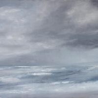 Whispering storm II - 2025 - Öl auf Leinwand - 80 x 140 cm