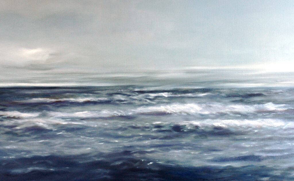 Meer bei Kinlochbervie - 2025 - Öl auf Leinwand - 80 x 130 cm