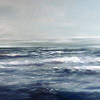 Meer bei Kinlochbervie - 2025 - Öl auf Leinwand - 80 x 130 cm