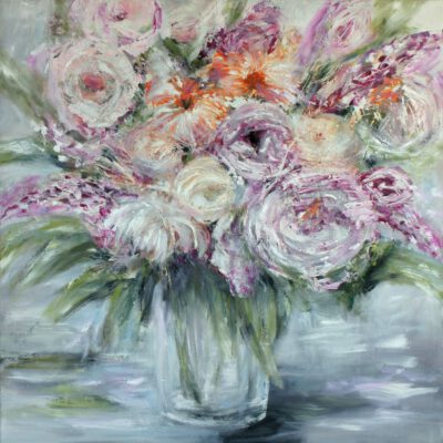 flower II – 2025 – Öl auf Leinwand – 120 x 120 cm