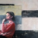 Alessandra, 2014, Acryl auf Leinwand, 100 x 120 cm