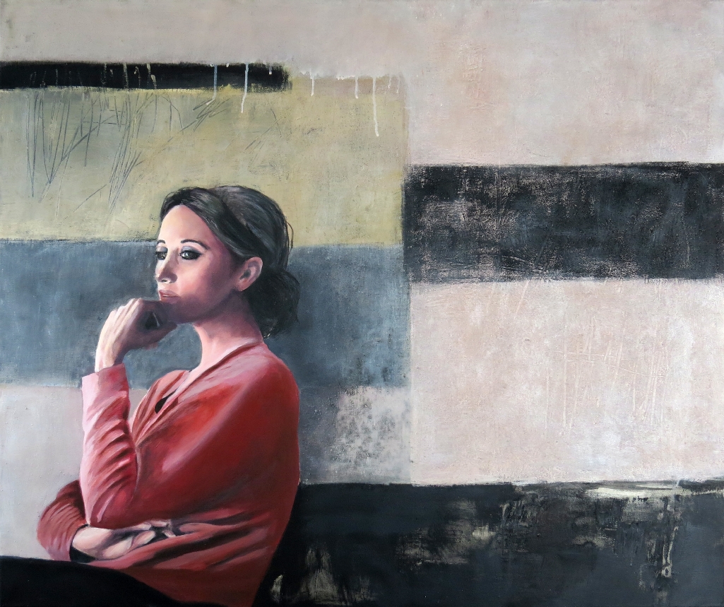 Alessandra, 2014, Acryl auf Leinwand, 100 x 120 cm