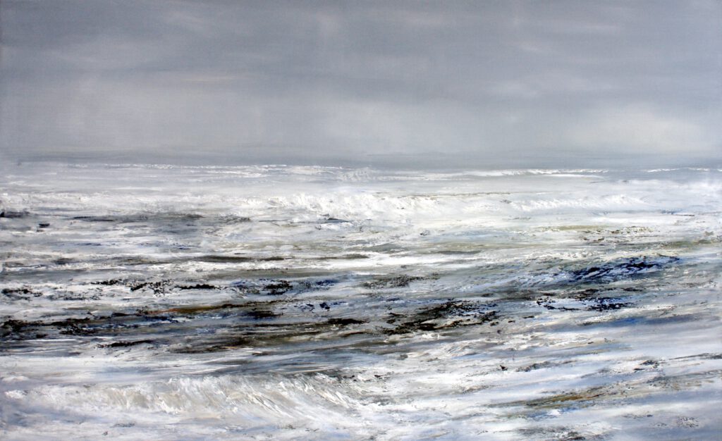 Atlantik 2023 Öl auf Leinwand 130 x 180 cm