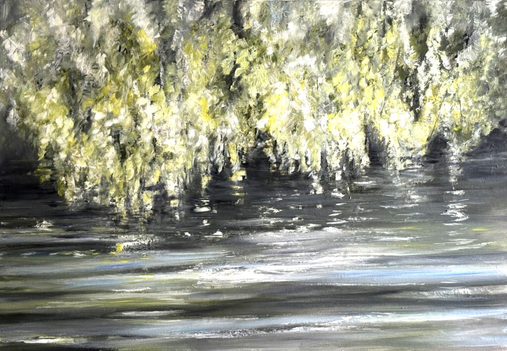 Reflexe V - 2023 - Öl auf Leinwand – 90 x 130 cm