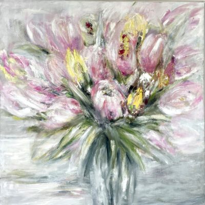Tulpen - 2026 - Öl auf Leinwand - 120 x 120 cm